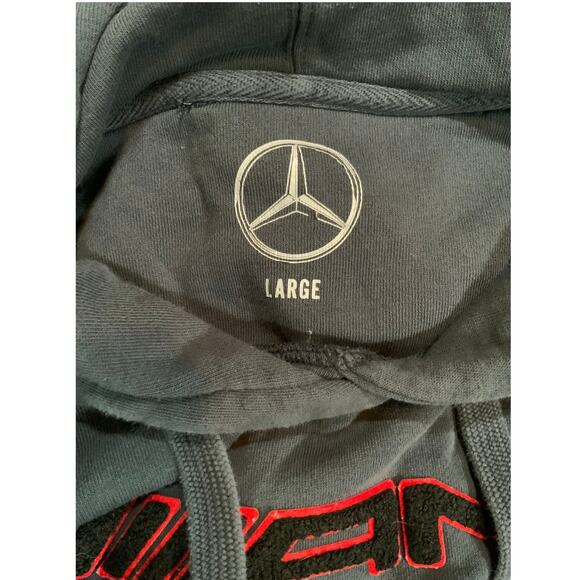 Mercedes AMG Patchwork Black Washed Sweatshirt - Large - Picture 3 of 3